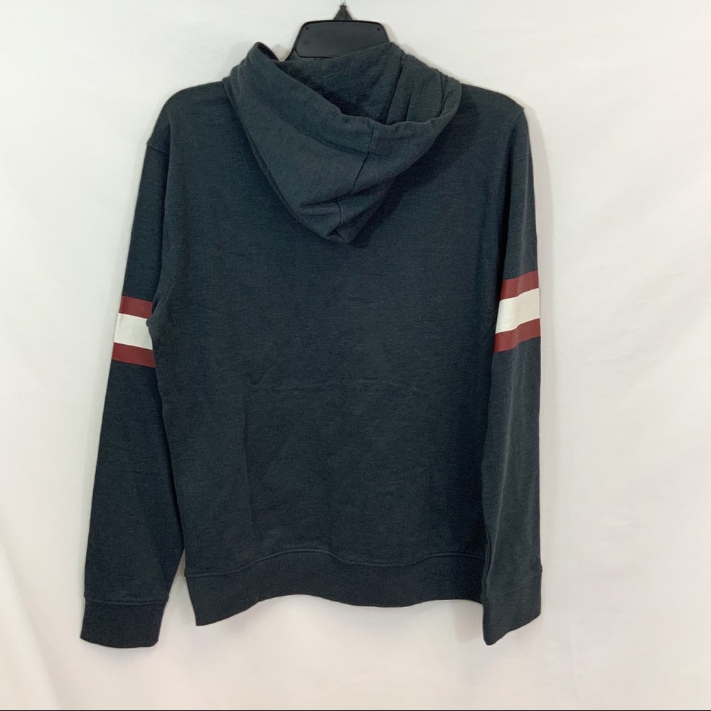 NWT Original Penguin Striped Sleeve Hoodie - Retro Football Style - Picture 3 of 5